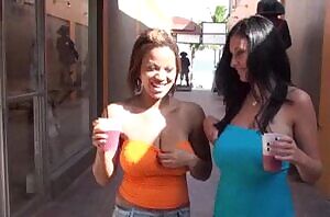 My buddy and I took gender swap pills for our friend group's vacation. I think our alcohol tolerance is way lower in these bodies, because we're only on our second drink and feeling REALLY uninhibited. All our friends had to do was ask to see our tits, and we had them out for them!