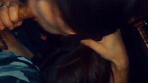 Can’t sit beside her with out her her pulling my cock out