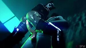 Catwoman fucking Black Mask