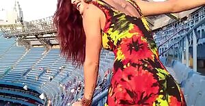 She Can't Wait to Go Home to Teasing!