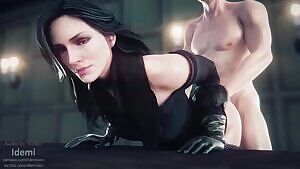 Yennefer Bent Over