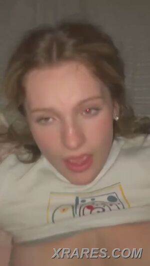 Fair-Haired Amateur Blonde Chubby Facial Expression