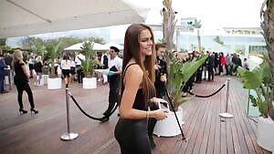 Barcelona Guess Event 1 - leather pants