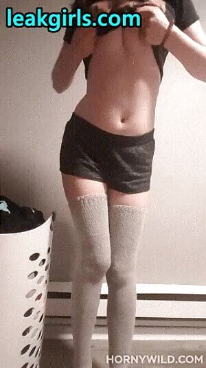 high socks and big tits
