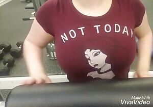 Just dropping my tits at the gym