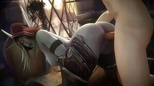 Sylvanas takes it up the butt,