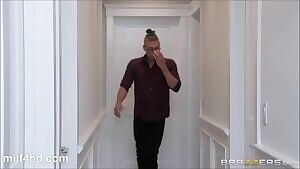 Experienced Cougar Nina Hartley seduces a young bridegroom