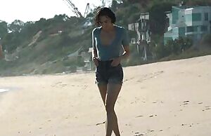 You should thank your popular sister Daisy Ridley for bringing you along to all the hottest beach parties she’s invited too. You’ll go fetch her drinks while she’s gangfucked by the entire football team.