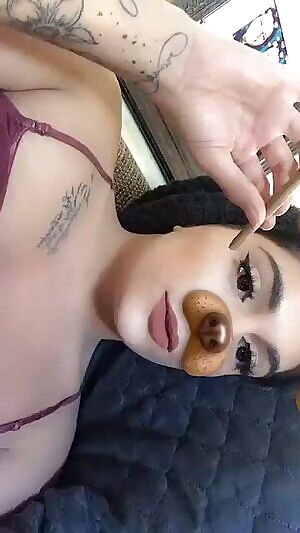 “Ew she smokes” 😂💕 add my snap sabrinanico997