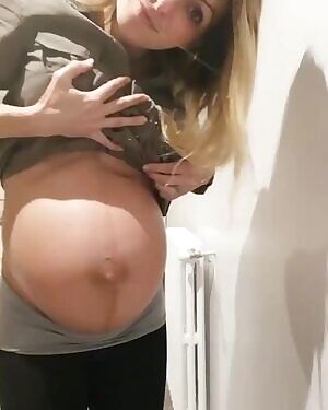 My sexy preggo wife
