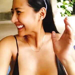 Indonesian MILF with enormous boobs