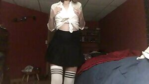 Good school girls don’t wear panties