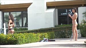 Leah Gotti public strip