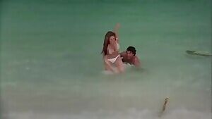 Cheating Wife Kelly Brook getting fucked on the beach