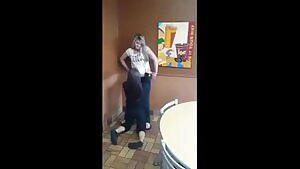 Sucking friend at McDonald's