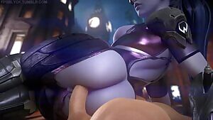 Widowmaker takes it up her ass