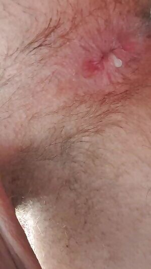 No better feeling than letting it run down my leg