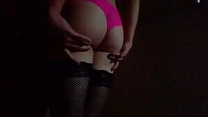 Spanking my ass in slow motion