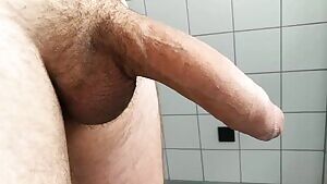 Stroking my almost 9 inches uncut cock! Video in comments