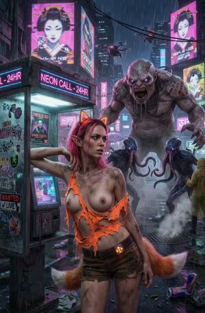 Tentacle Porn AI Upscaled Alien Boobs