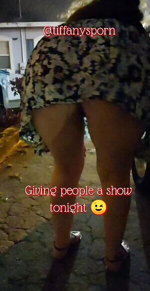 Showing off my curve outside