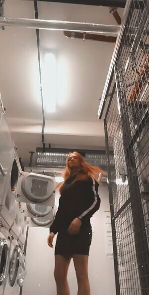 Laundry was actually fun today. Second time im out in public as a girl 🥳