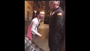 boy gets slapped in public and remains K.O