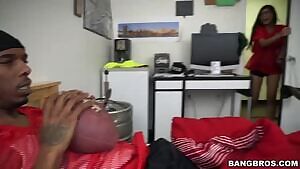 Mia visits the quarterback