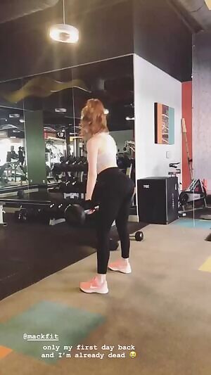 Madelaine Petsch working hard