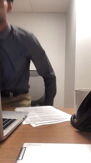 bored at work, had to let him out before he snapped