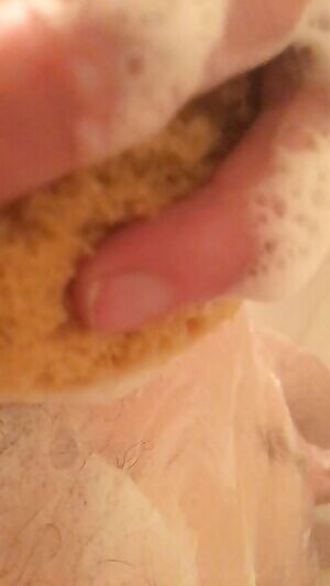 Taking a nice hot shower