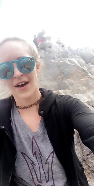 Flashing my Tits with Hikers Around