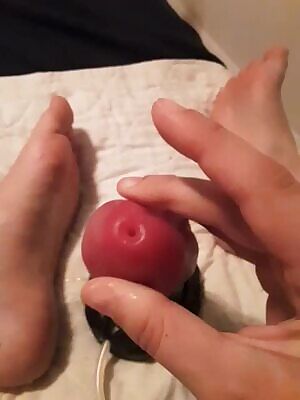 I really like my bad dragon cumming cock