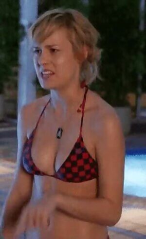 When you and your gang are ogling at Brie Larson and she walks upto you and talks trash so you shut her mouth, drag her back to your room and gangbang the fuck out of her and make her gag on two cocks at once and throw her back into the pool after she's been taught some manners