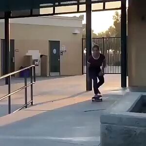 HMC While I do this skating trick