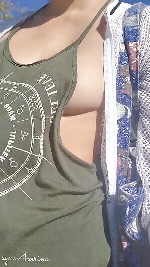 Take a deep breath, relax, and look at my nipple 😋