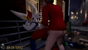 Cinderace and Trainer