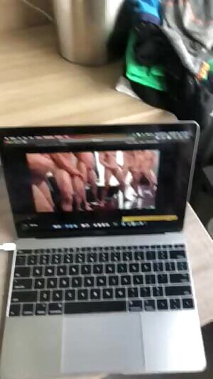 Watching and making porn at the same time.