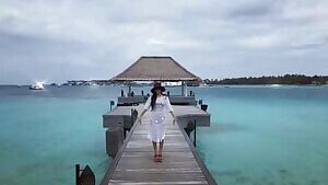 T-ARA - Hyomin in see-thru knitted dress