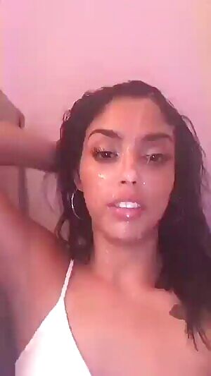 Admiring her man's masterpiece