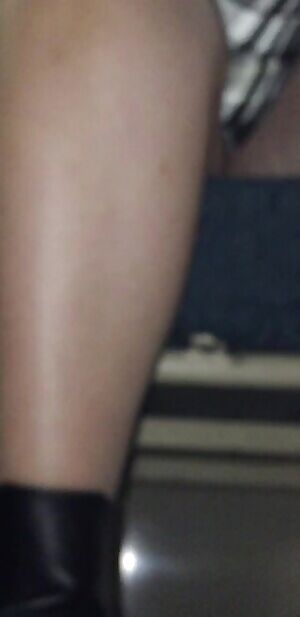 Cheeky masturbation on a public train 🚂