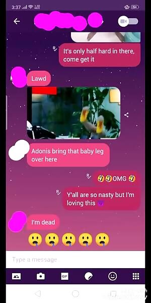 Things get wild in a group chat sometimes