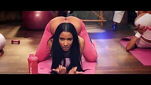 Squirted a thick load while watching Nicki Minaj jiggle her fat ass like a bitch in heat