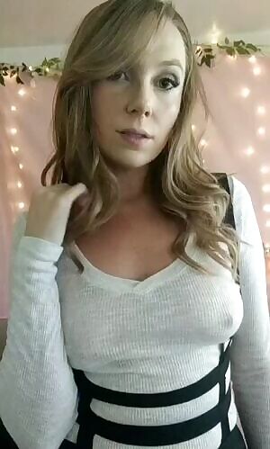 Horny Blonde Home Alone Me @Eatstherude