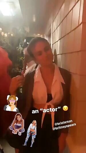 Brie Larson dressed as Britney is so fucking hot