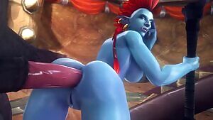 Zazi the female troll loves beef,