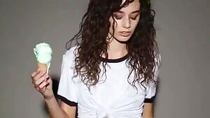 Nothing Beats Ice Cream On A Hot Body