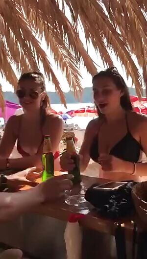 Babies at a bar display their breasts r/BestBoobsGifs