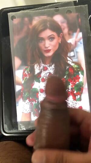 Exploding on Natalia Dyer's smug face!