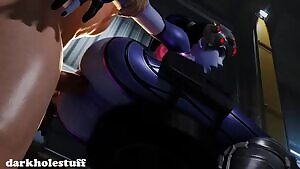 Widowmaker fucked on a stool